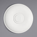 Bright White Round Porcelain Saucer - 12/Case L971416