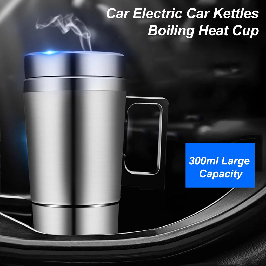 300ml 24V Stainless Steel Electric Car Kettle E67534