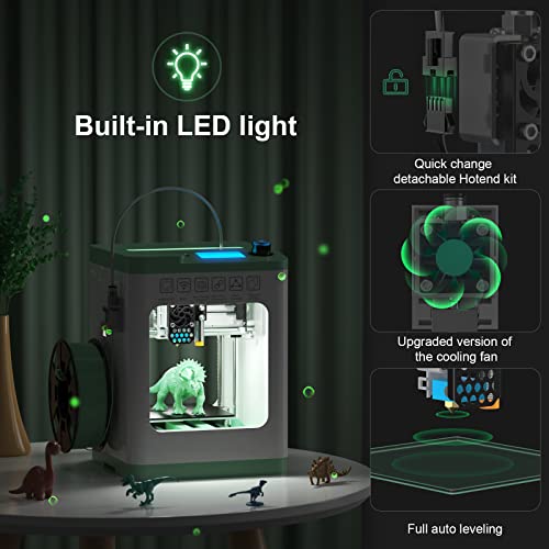 3D Printer with Wi-Fi Cloud Printing, Auto Leveling, Heated Spring Steel Build Plate D6550