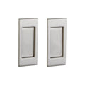 Small Satin Nickel Pocket Door G46652