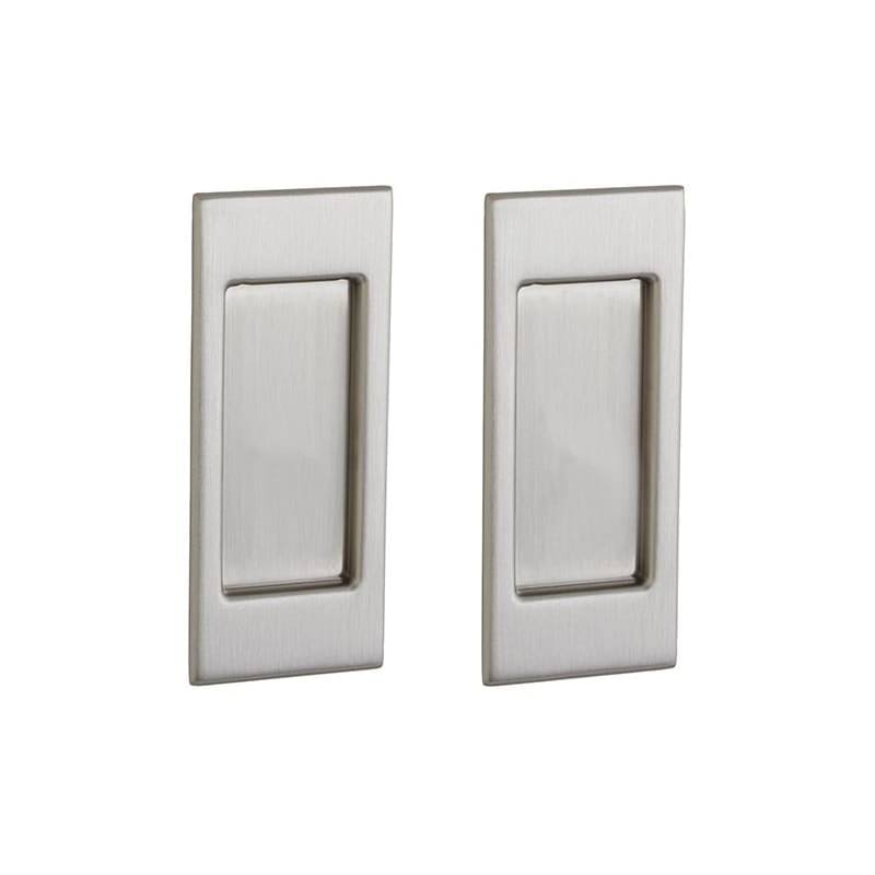 Small Satin Nickel Pocket Door G46652