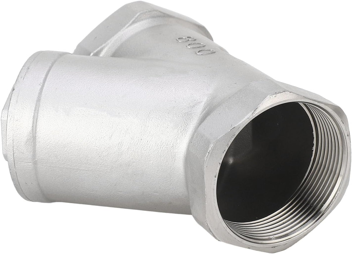 2 Inch DN50 Thread Y Type Strainer 304 Stainless Steel Y Shaped Filter M36107