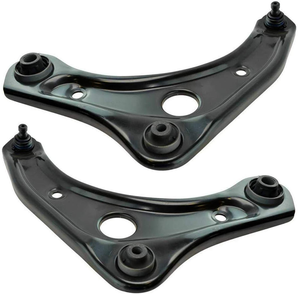 Pair of 2 Front Lower Suspension Control Arm and Ball Joint Assembly with Bushing A584