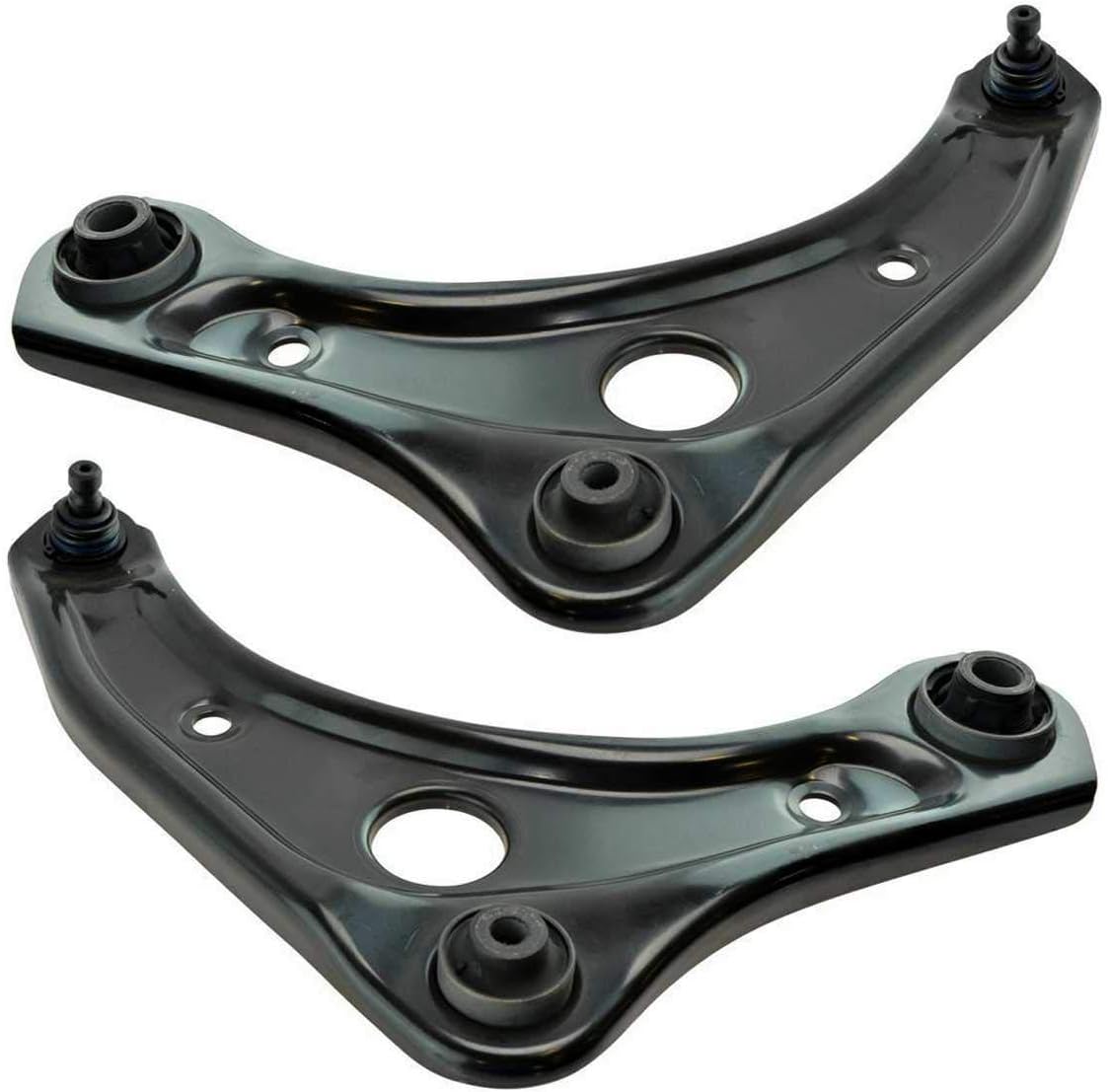 Pair of 2 Front Lower Suspension Control Arm and Ball Joint Assembly with Bushing A584