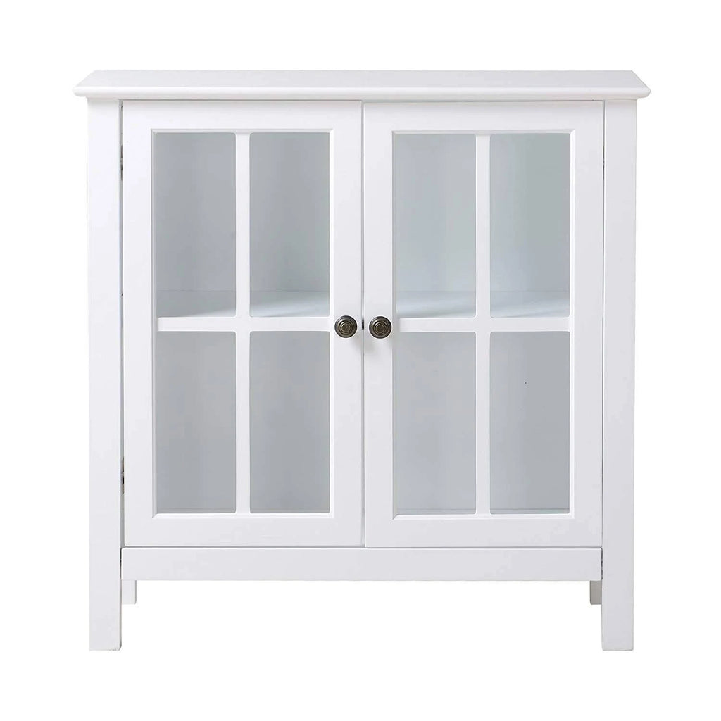 Glass Door Accent and Display Cabinet O456
