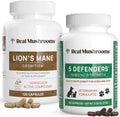 Lions Mane 120ct & 5 Defenders 90ct Capsules Bundle Z6302