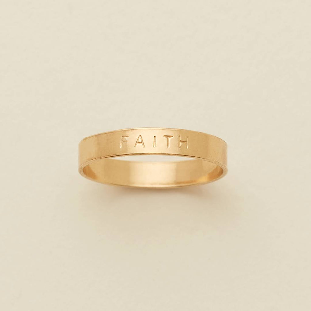 Handstamped Gold Filled Ring S67192
