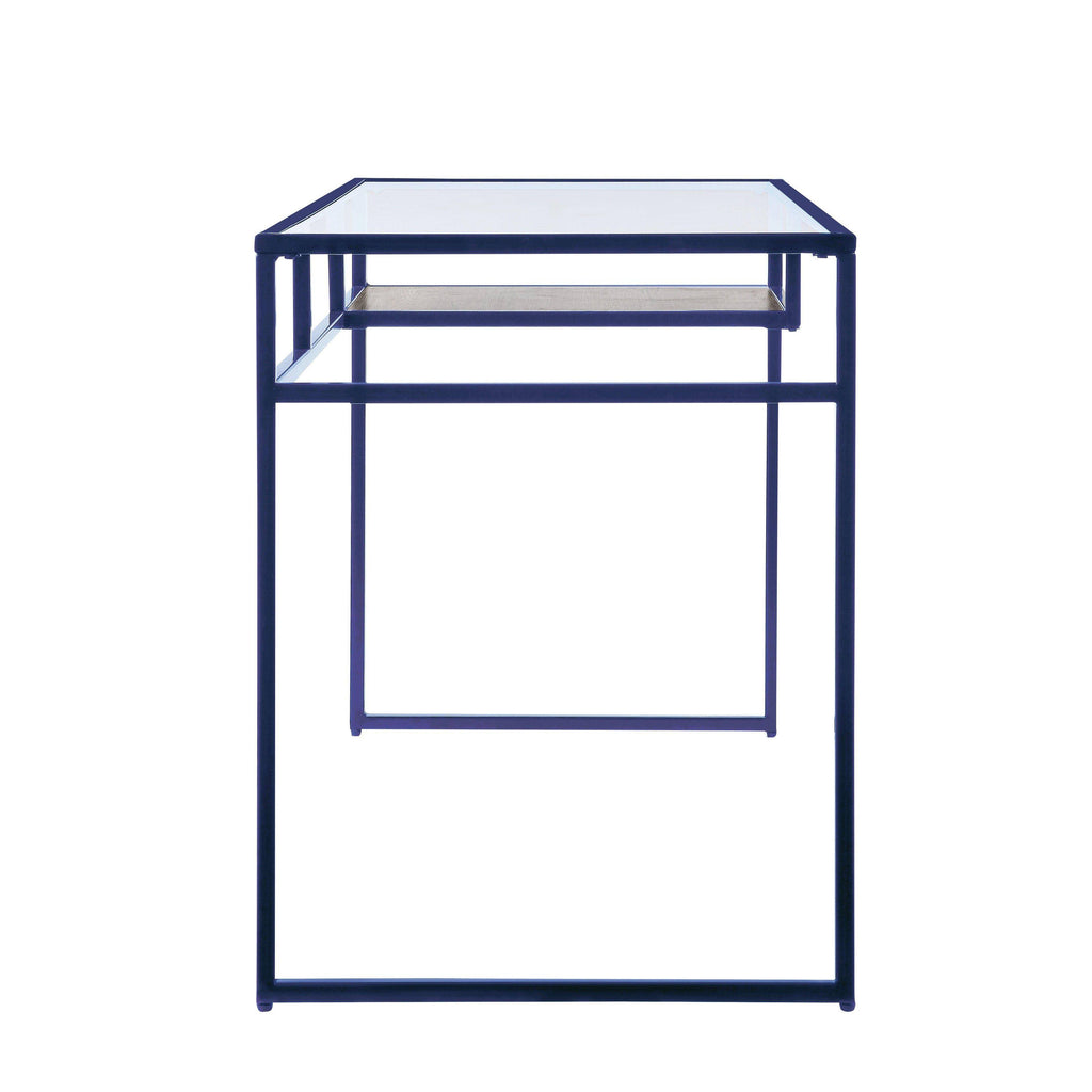 Blue Glass Desk R9885