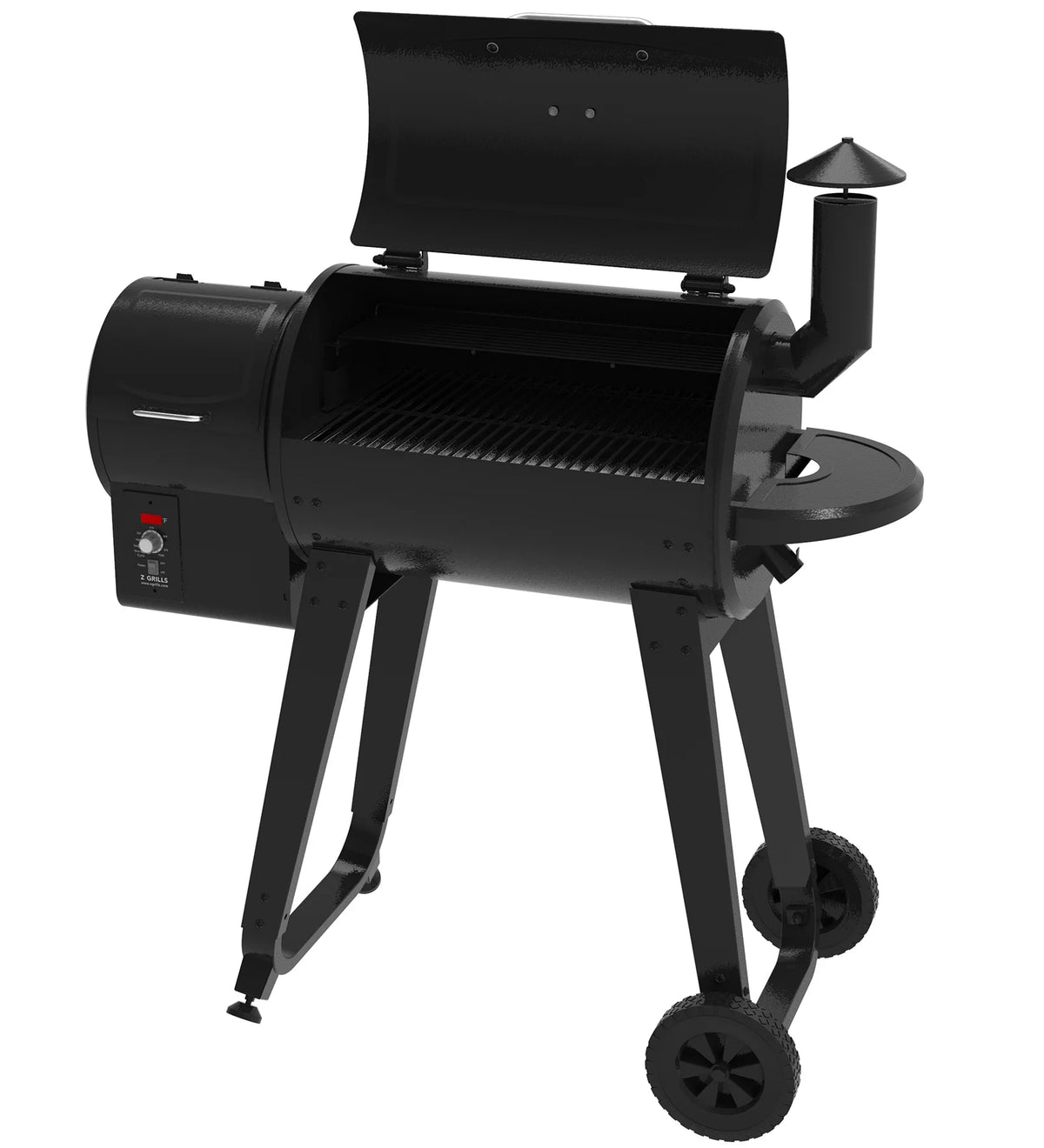 Wood Pellet Grill & Smoker 8-in-1 Black U822481
