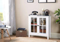 Glass Door Accent and Display Cabinet O456