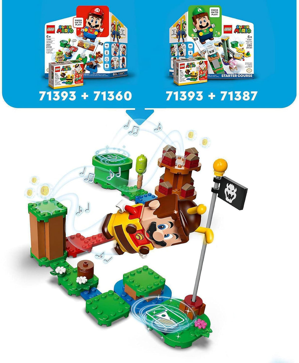 Bee Mario Power-Up Pack Building Kit (13 Pieces) Z492315
