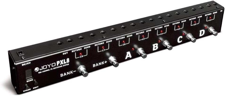 8 FX Loop Programmable Pedal Switcher with True Bypass H201301