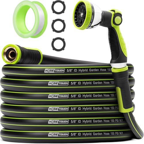 Heavy Duty 3ft x 5/8" Garden Hose with Spray Nozzle F378