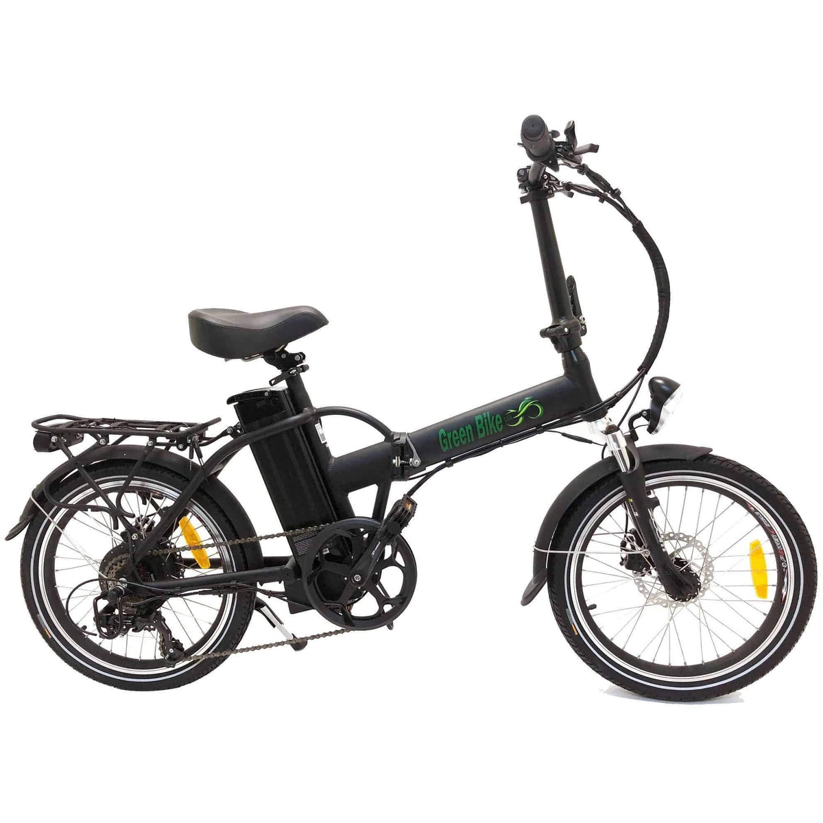 Matte Black 48V 500W Fat Tire Folding Electric Bike U777488
