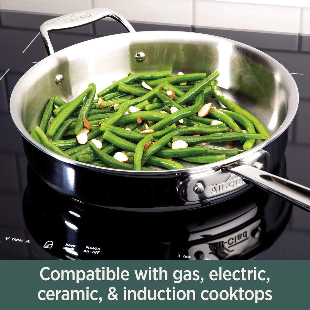 5-Ply Brushed Stainless Steel Cookware Set 10 Piece M460
