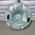 Inflatable Ski Rings with Handle Sled Board Winter Outdoor Toys H6428