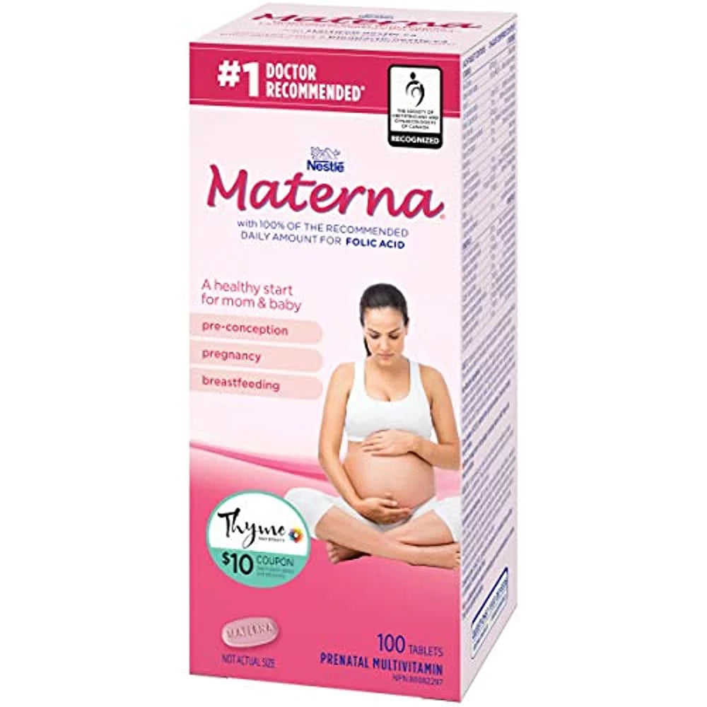 Prenatal Postpartum Vitamin & Mineral Supplement 100 Tablets V7094