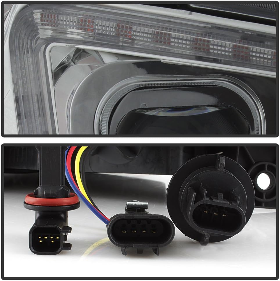 Chrome Projector Headlights Set L7259