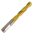 14.8mm Carbide Coolant Fed Drill with Flat Shank, 83mm LOC A971