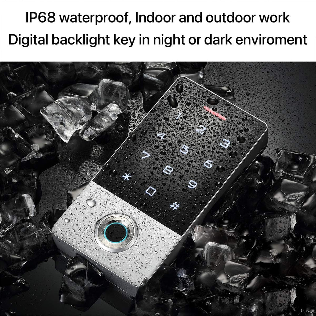 Zinc Alloy Metal Fingerprint Keypad Gate Opener Controller W6213
