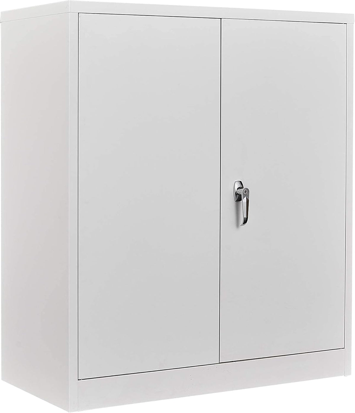 72" Tall Steel Storage Cabinet with Locking Door and 4 Adjustable Shelves P620778