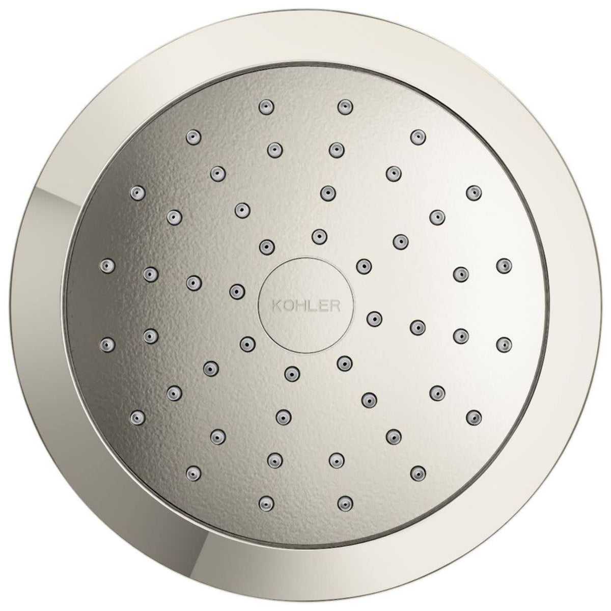 Vibrant Polished Nickel Single Function Shower Head J64917