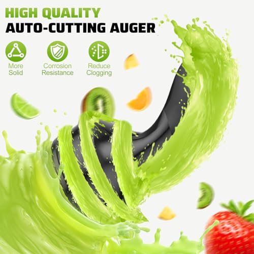 Cold Press Juicer 5.8" Wide Feed Chute 400W Slow Masticating Juicer L529