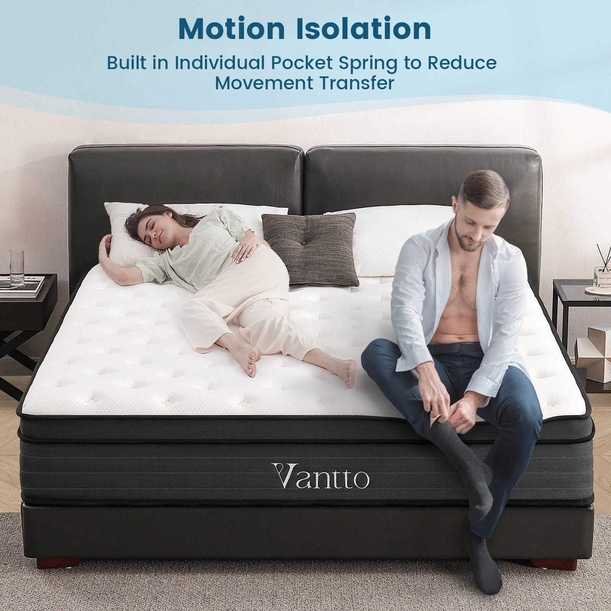 10 Inch Memory Foam Hybrid Twin Mattress B853