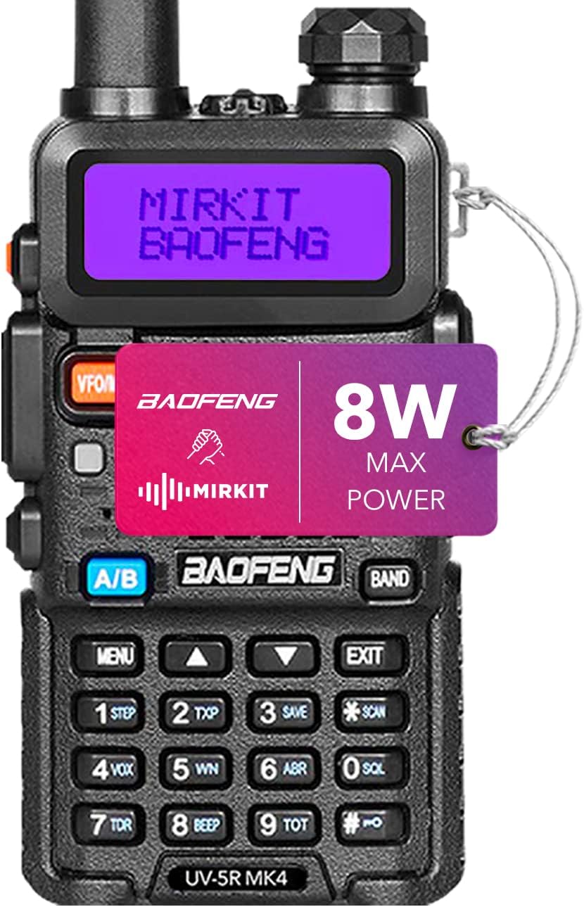 Handheld Ham Radio Starter Kit 8 Watt with 3800 mAh H51001