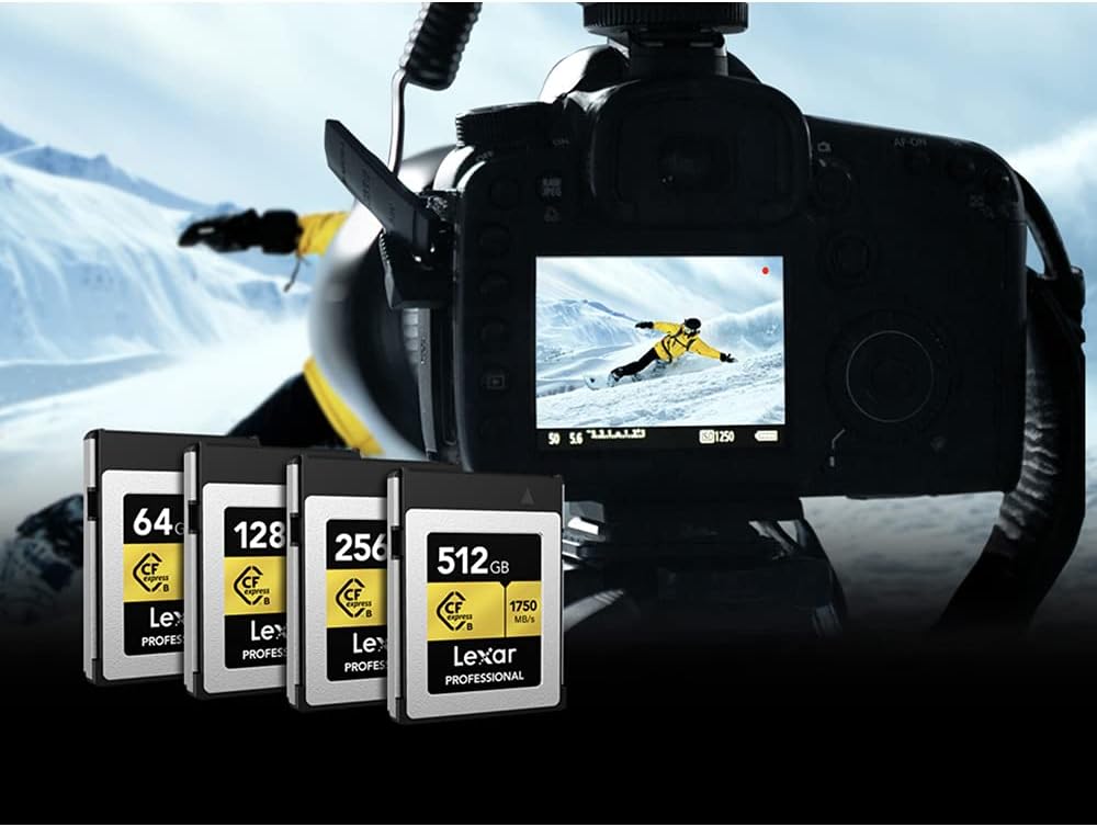 512 GB CFexpress Type B Memory Card Bundle with USB 3.2 Gen 2x2 Reader P4592