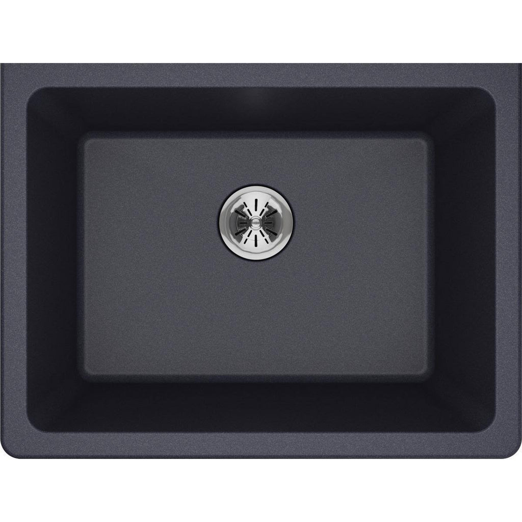 Black Undermount Laundry Sink C42480