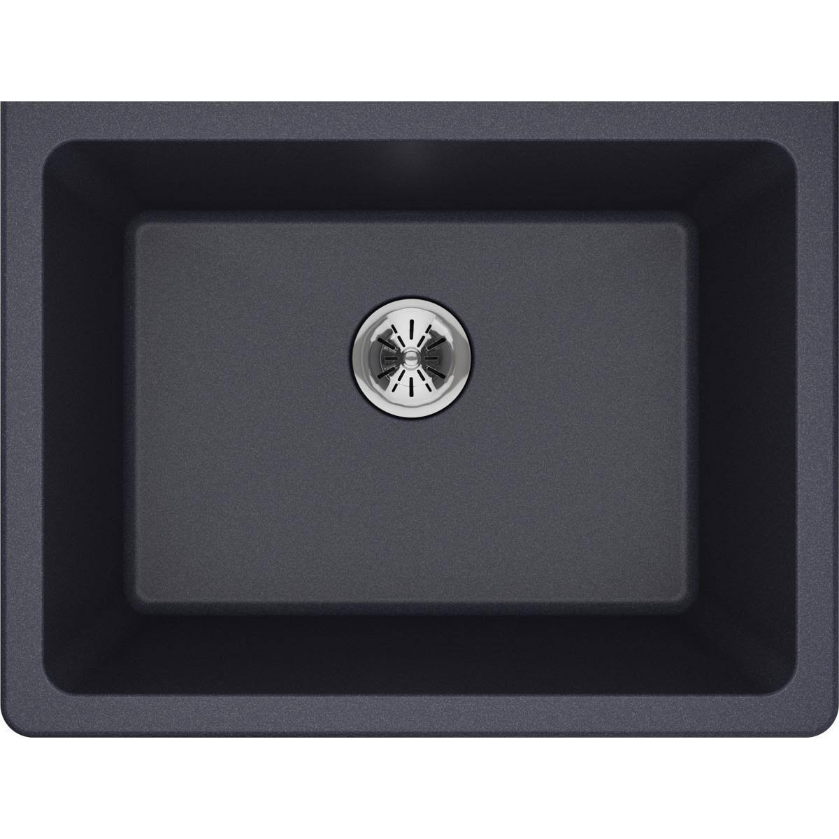 Black Undermount Laundry Sink C42480