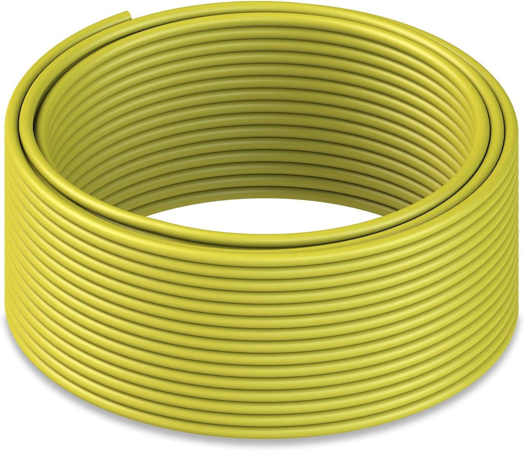 Cat8 Ethernet Cable S/FTP 22AWG Screened Solid Cable 2000MHz 40Gbps Yellow 50 Meter Bulk B706