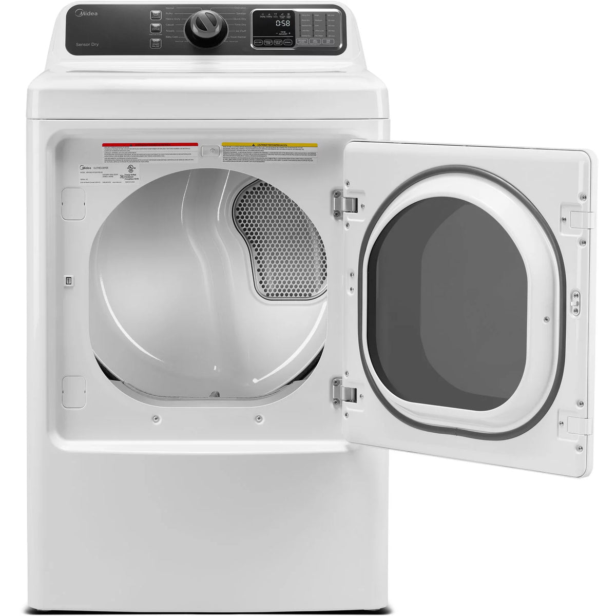 White 7.5-Cu. Ft. Front Load Electric Dryer X91133