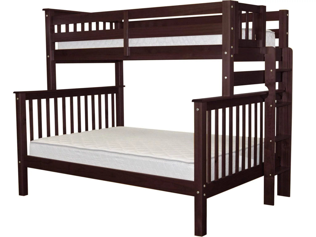 Twin over Full Bunk Beds with End Ladder L5374