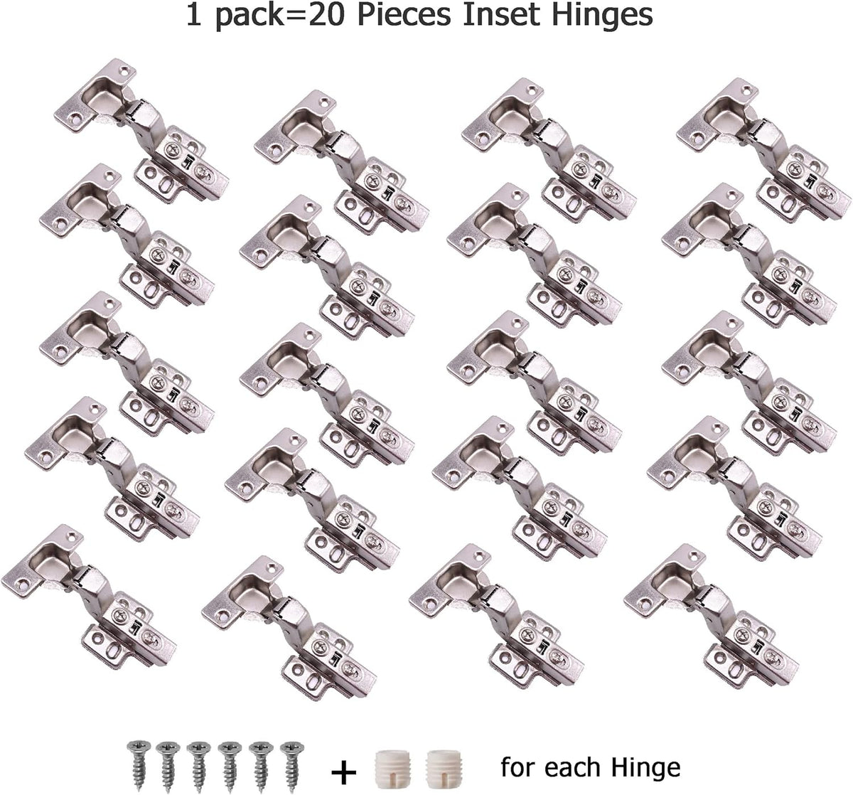 110 Degree Soft Close Cabinet Hinges 20 Pieces J70412