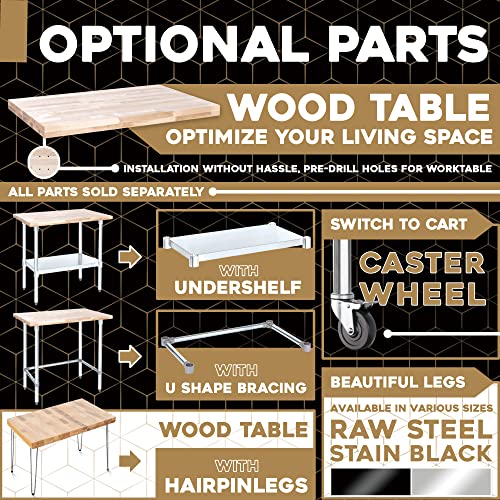 Butcher Block Work Bench Top - 30 x 48 x 1.5 in. Maple Slab Natural Finish Table Top W7481