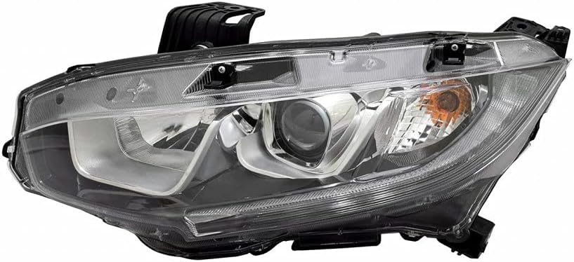 Passenger Side Headlight for Honda Civic 2016 2017 2018 C881517