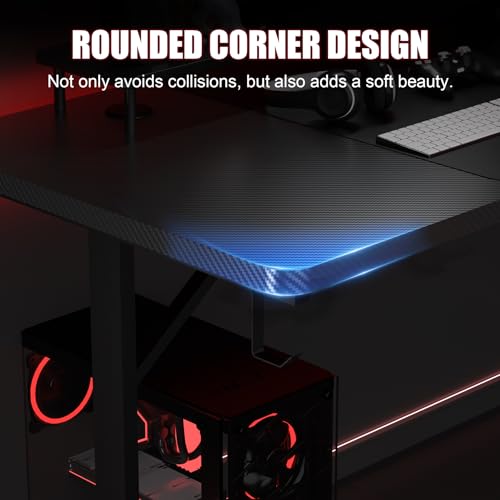 55 Inch Gaming Desk with LED Lights P82501