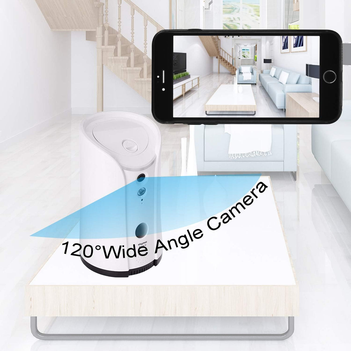 WiFi Pet Camera with Two-Way Audio and Night Vision I66120