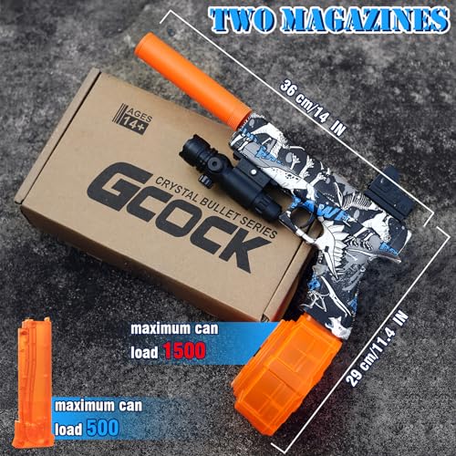 Automatic Electric Gel Ball Blaster with Drum and Goggles O411583