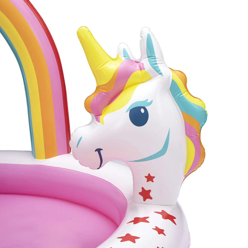 Rainbow Unicorn Kids Splash Pool with Sprinkler P1875
