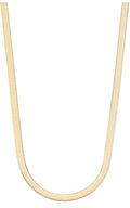 Sterling Silver Herringbone Chain Necklace 3MM, 16-24 inch X7419