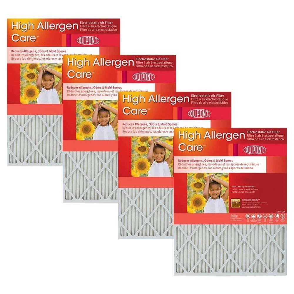 14x14x1 Electrostatic Air Filter 4 Pack N496576