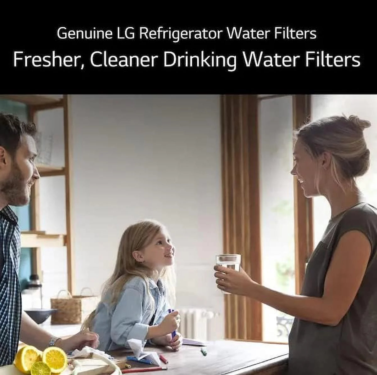 Replacement Refrigerator Water Filter (Pack of 4) T807