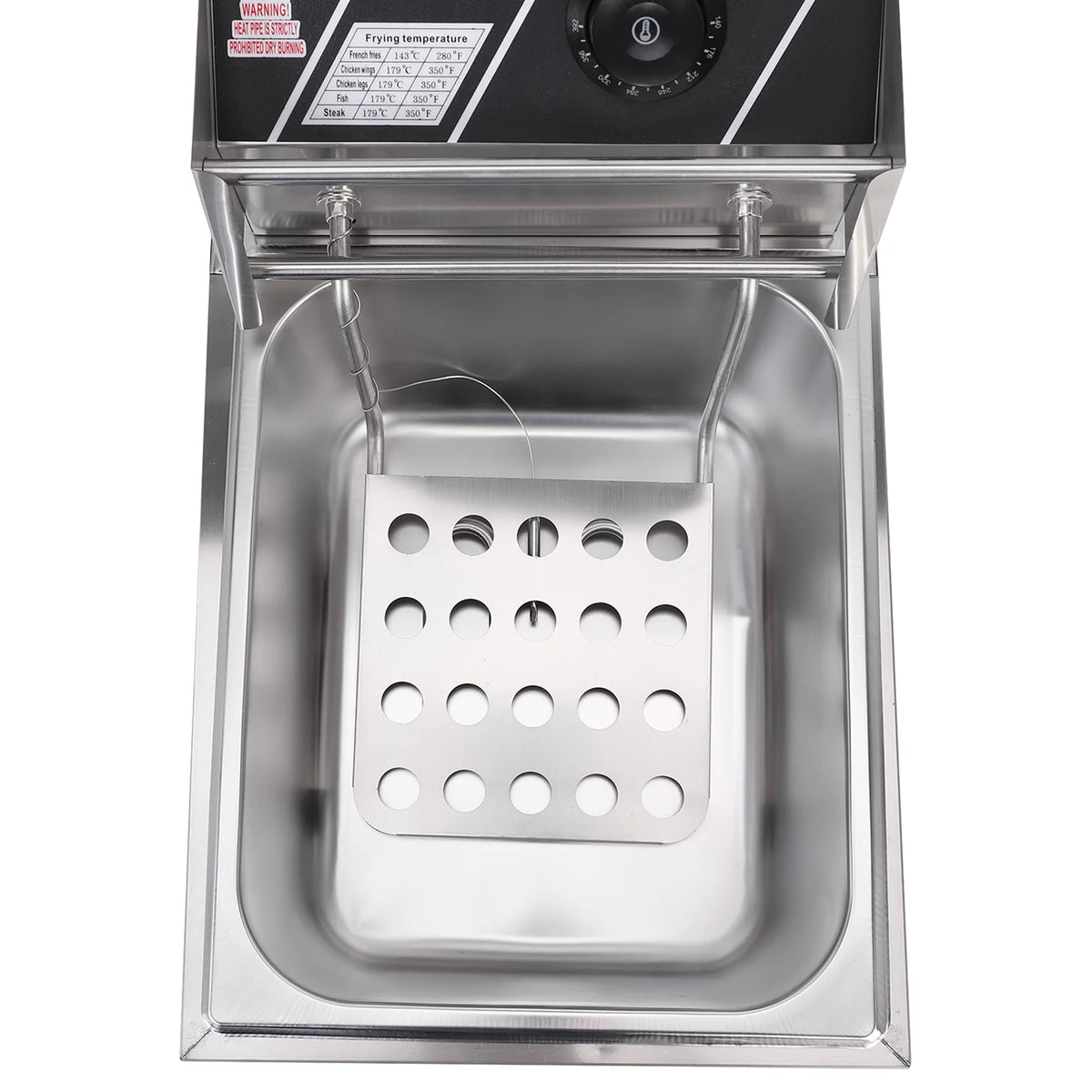 2500W Stainless Steel Deep Fryer with Basket Z854804