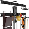 12 PCS Adjustable Steel Garage Storage Rack with 9 Wall Hooks and Hanger H648384
