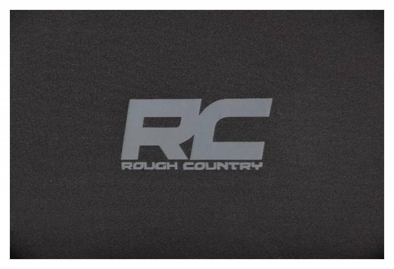 Black Neoprene Seat Covers Front and Rear I69191