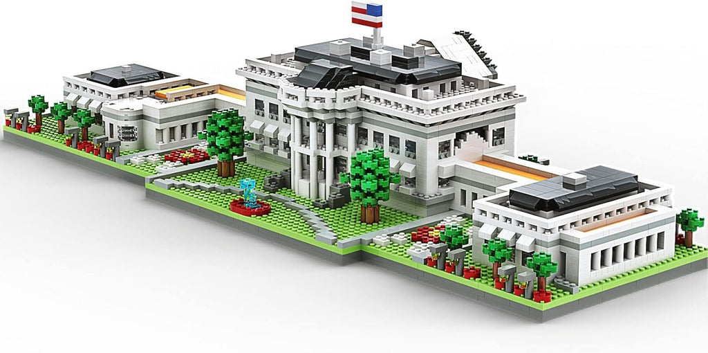 White House U.S. Capital Building and Architecture Toys Model Set (3000 Pieces) Pack of 2 R921162