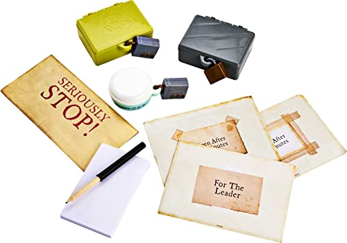 Escape Room in a Box The Werewolf Experiment, Group Game with 19 2D and 3D Puzzles I3109